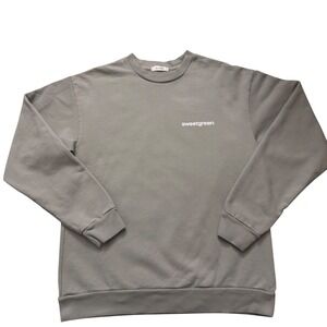 Madhappy x Sweetgreen Crewneck Sweatshirt Mens Sage Green Logo Pullover